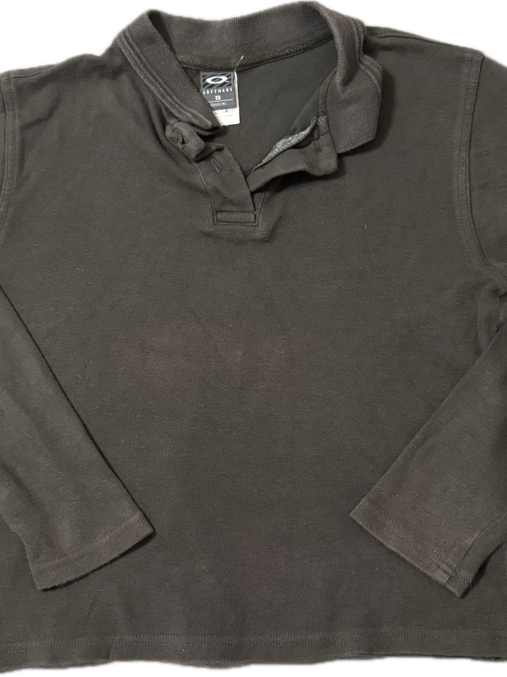 Oakley Woman’s Dark Gray Long Sleeve Polo Top